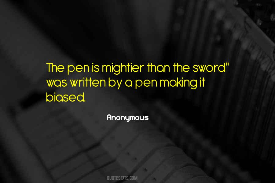 Pen Sword Quotes #453486