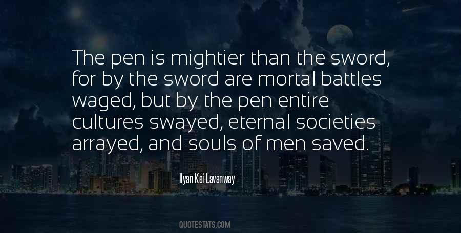 Pen Sword Quotes #537173