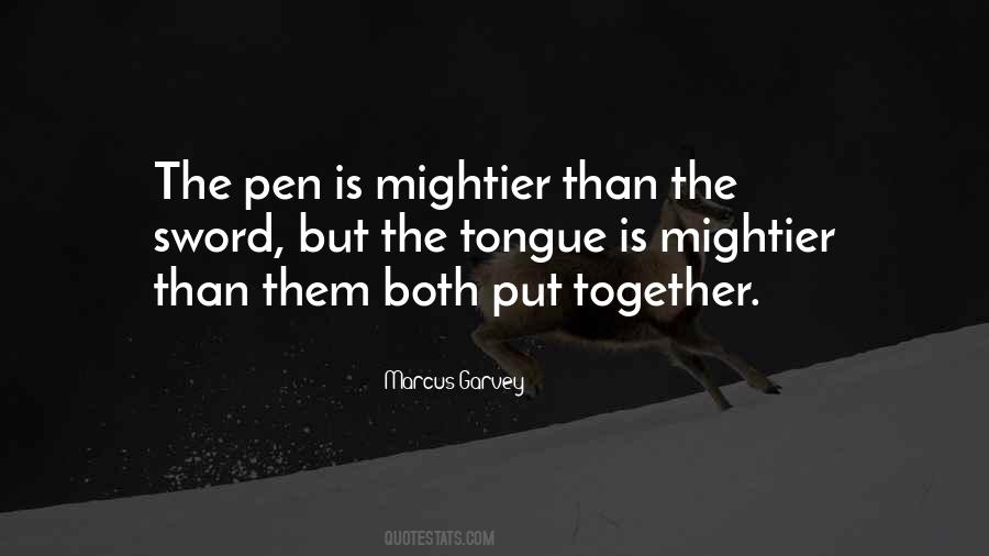 Pen Sword Quotes #898513