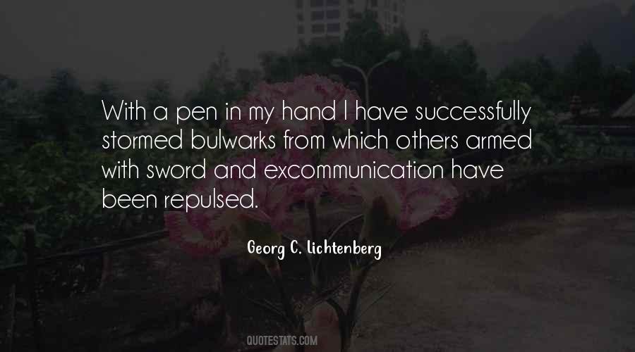 Pen Vs Sword Quotes #349073