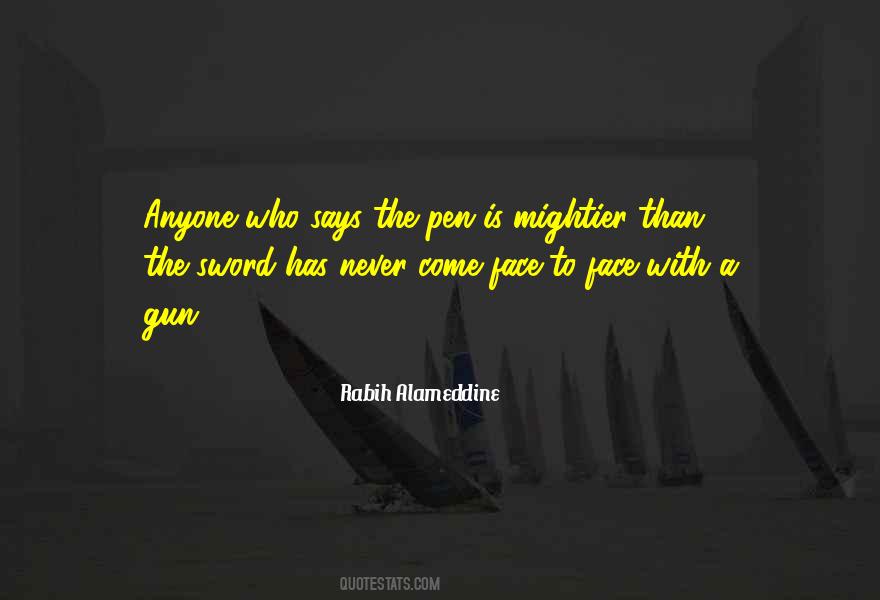 Pen Vs Sword Quotes #454576