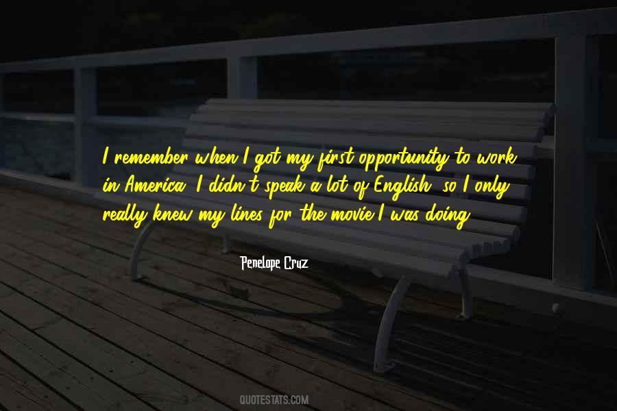 Penelope Cruz Movie Quotes #1275148