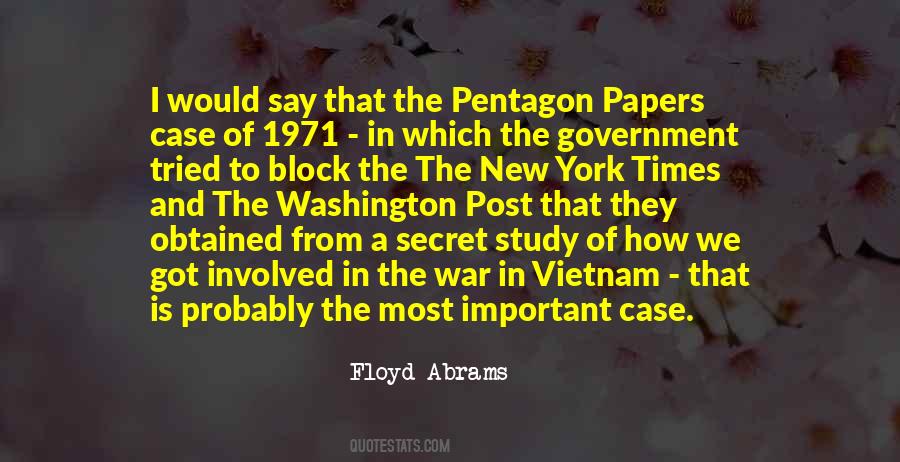 Pentagon Papers Quotes #995645