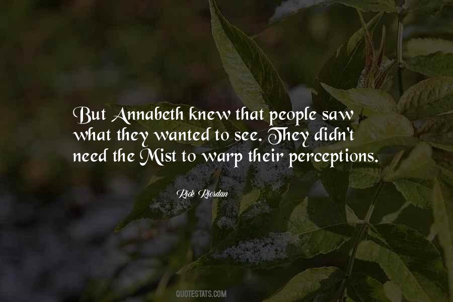 People's Perceptions Quotes #1188399