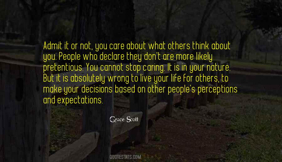 People's Perceptions Quotes #954342