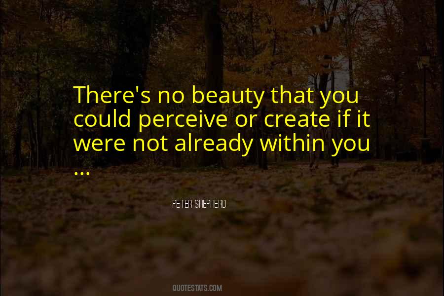 Perceive Beauty Quotes #1832383