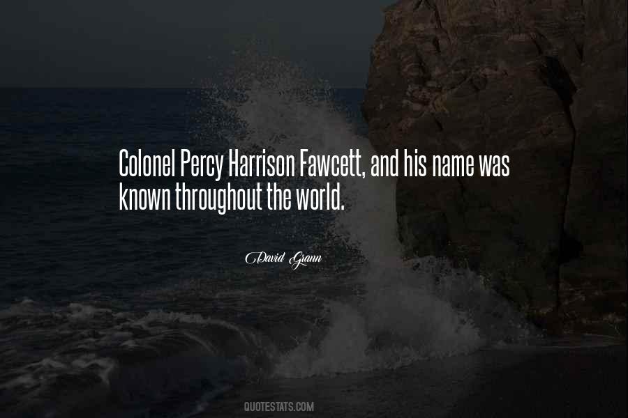 Percy Harrison Fawcett Quotes #278640