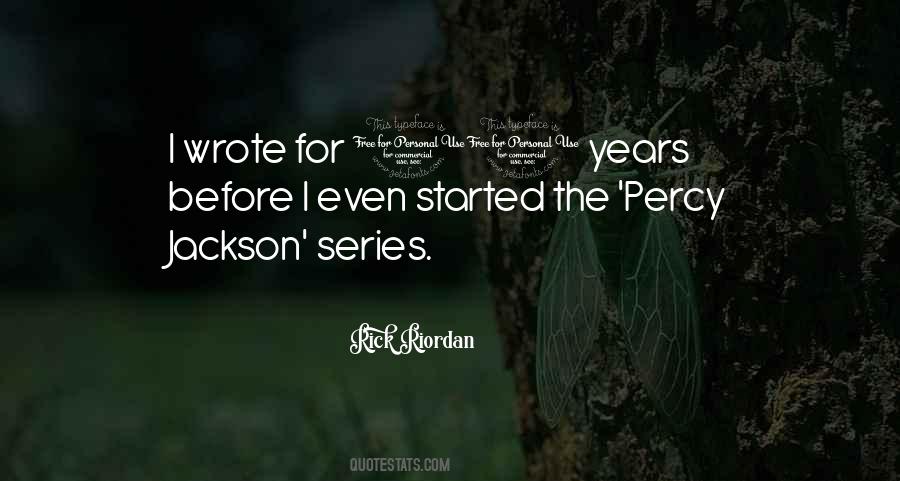 Percy Jackson Series Quotes #116235