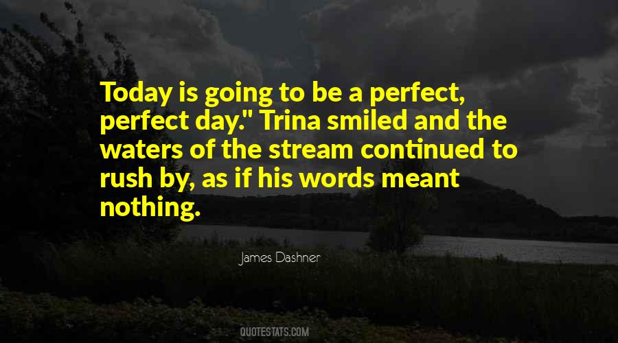 Perfect Day Quotes #1361956