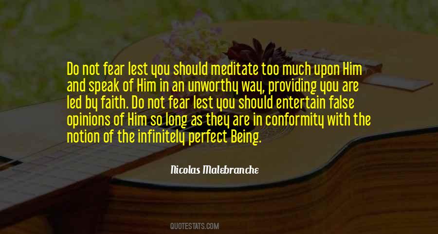 Perfect Faith Quotes #1139666