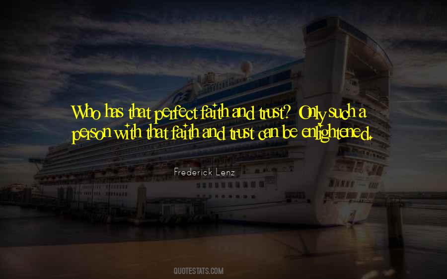 Perfect Faith Quotes #418388