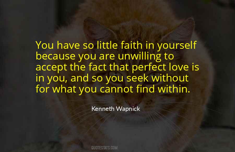 Perfect Faith Quotes #542254