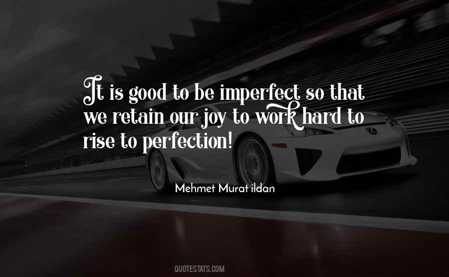 Perfect In Imperfections Quotes #42216