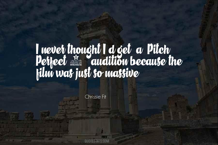 Perfect Pitch Quotes #1677988