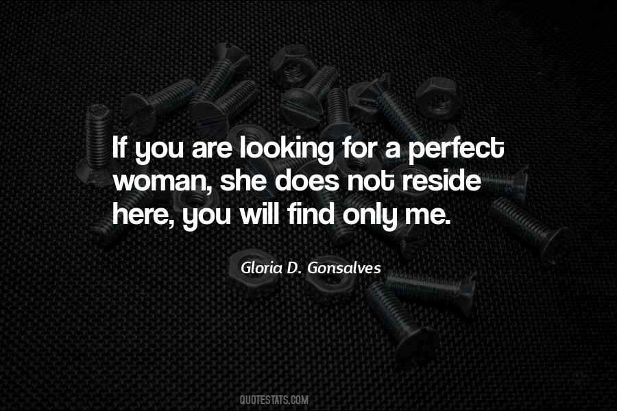 Perfect Woman For Me Quotes #1062320