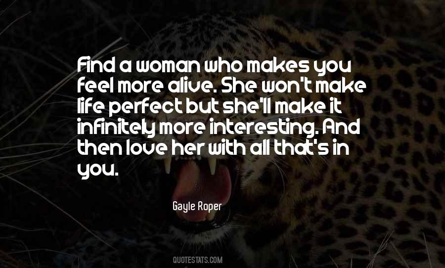 Perfect Woman For Me Quotes #346788