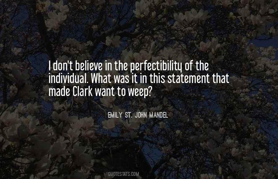 Perfectibility Quotes #1076320