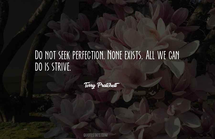 Perfection Exists Quotes #1795281