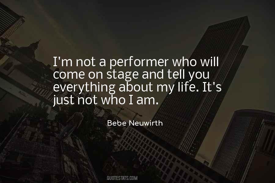 Performer Quotes #1217392