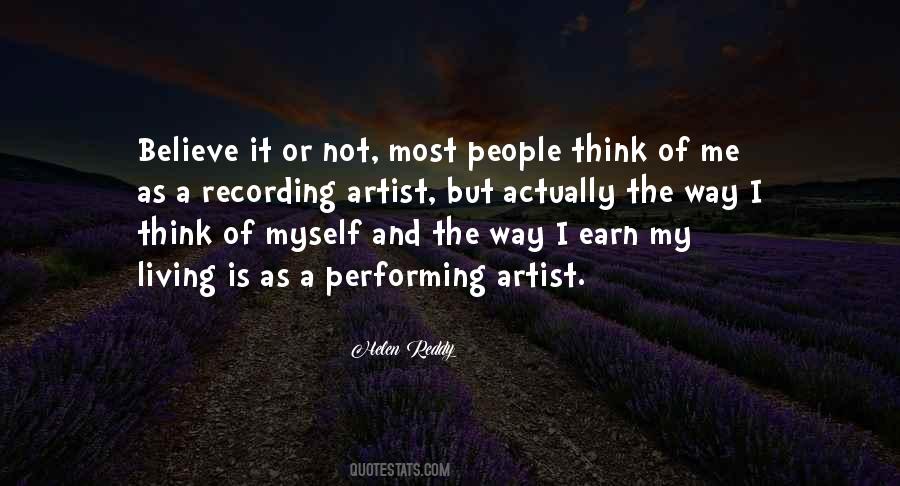 Performing Artist Quotes #1587539