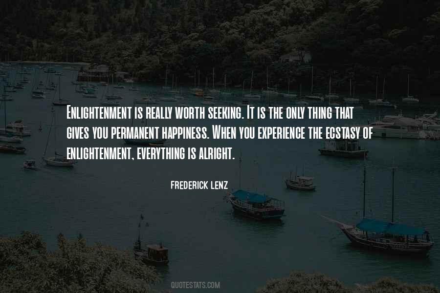 Permanent Happiness Quotes #1394665