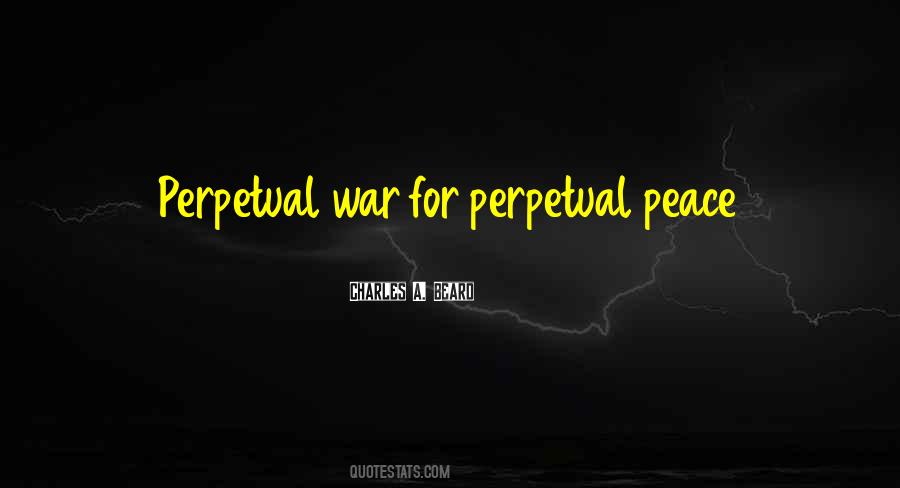 Perpetual Peace Quotes #1063088