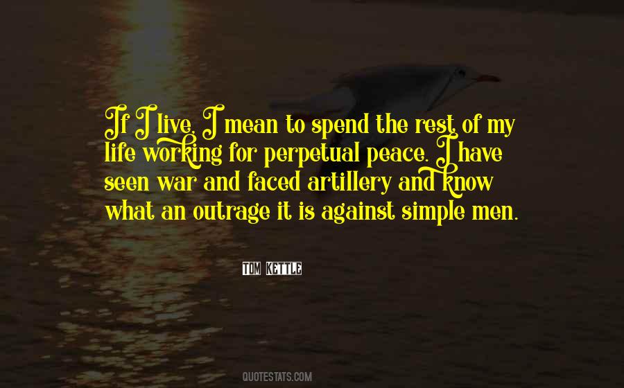 Perpetual Peace Quotes #1806428