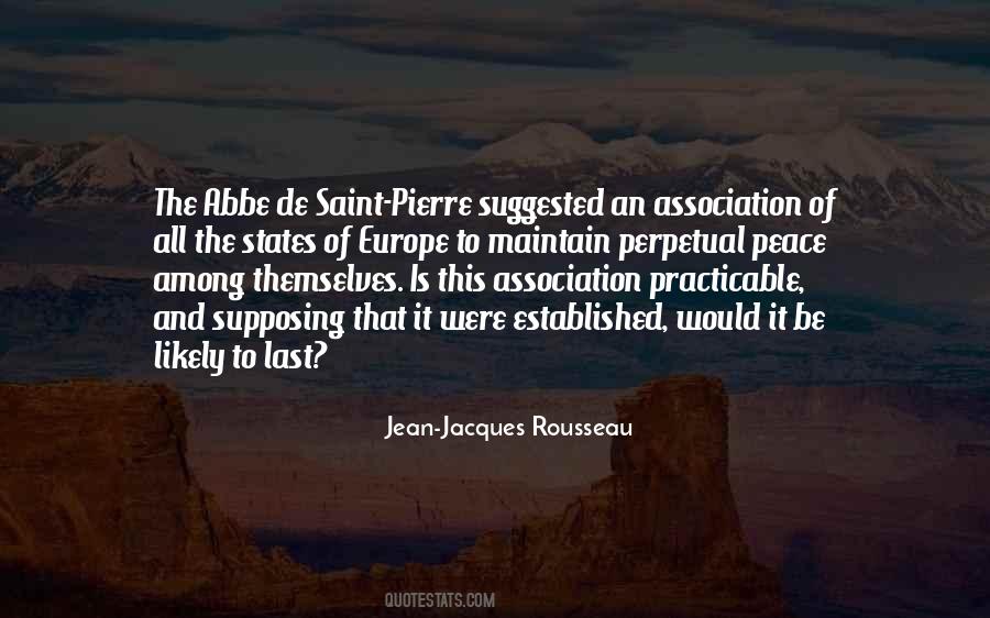 Perpetual Peace Quotes #746975
