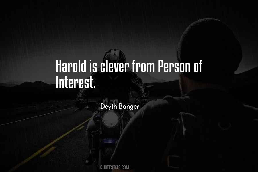 Person Of Interest Quotes #964102