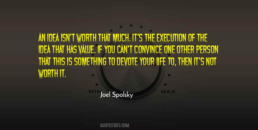 Person Of Value Quotes #1035394