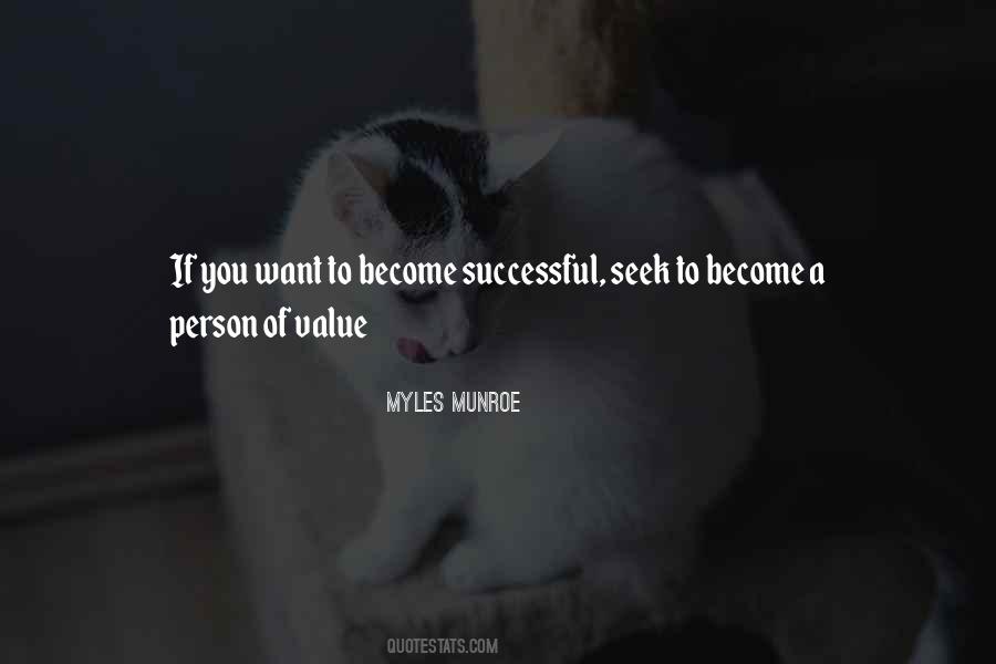 Person Of Value Quotes #1830475