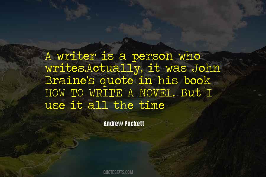 Person Who Writes Quotes #1317992
