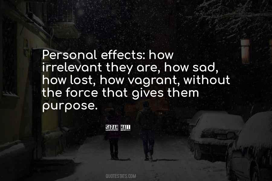 Personal Effects Quotes #1773706