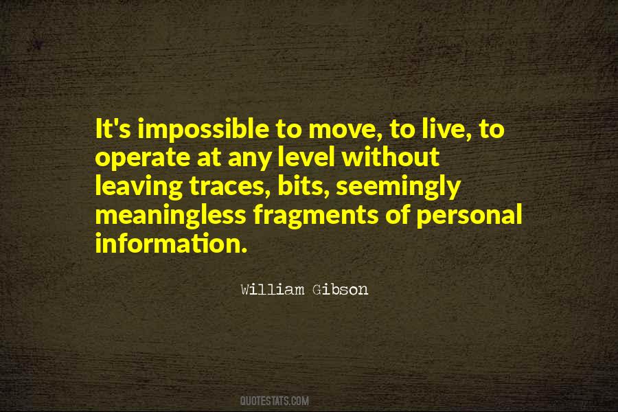 Personal Information Quotes #1411843