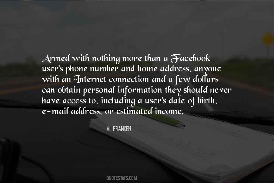 Personal Information Quotes #1468260