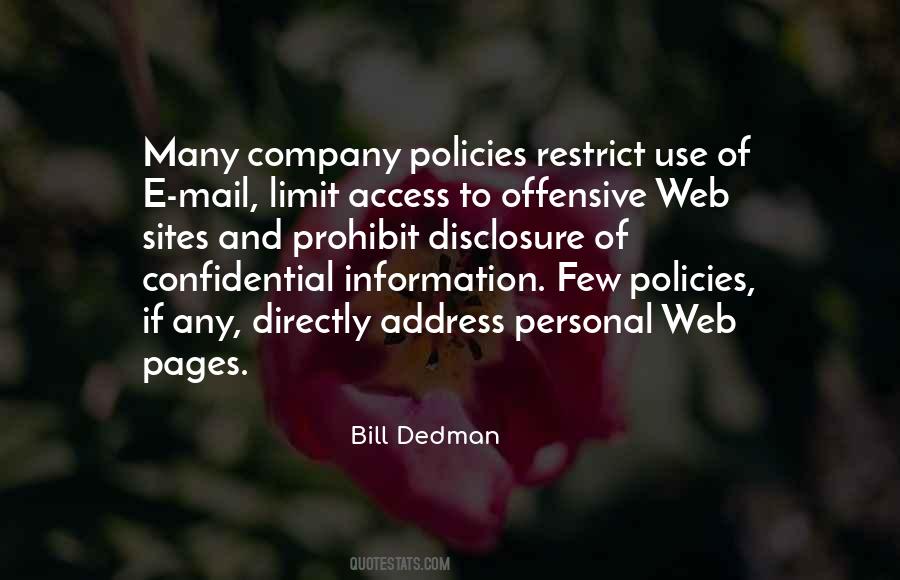 Personal Information Quotes #363626