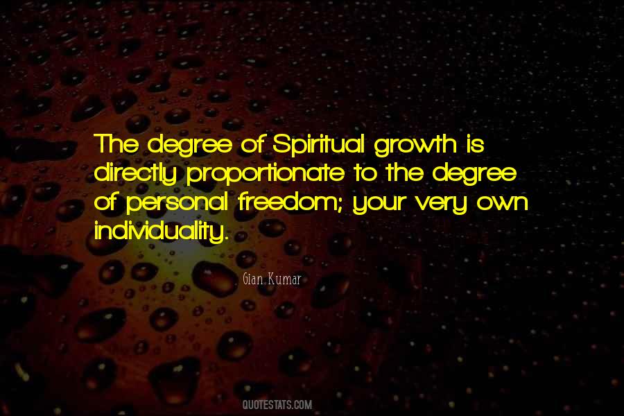 Personal Spiritual Growth Quotes #439622