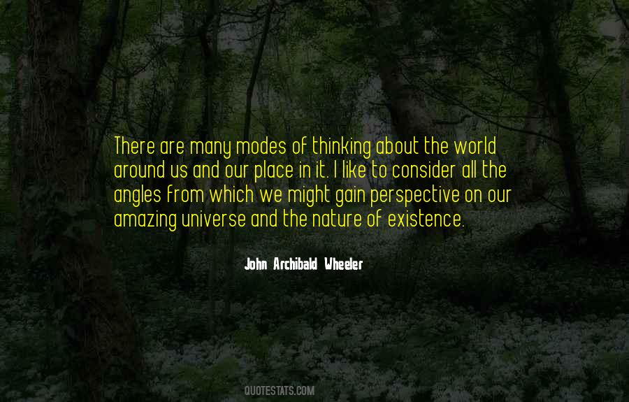 Perspective Of The World Quotes #381264
