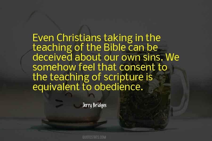 Quotes About Bible Obedience #1196874