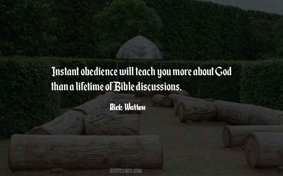 Quotes About Bible Obedience #1856543