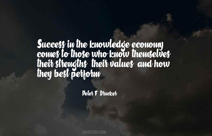 Peter Drucker Strengths Quotes #1256458