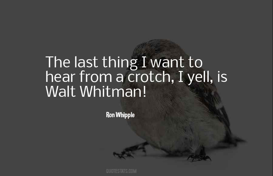 Quotes About Whitman #437530