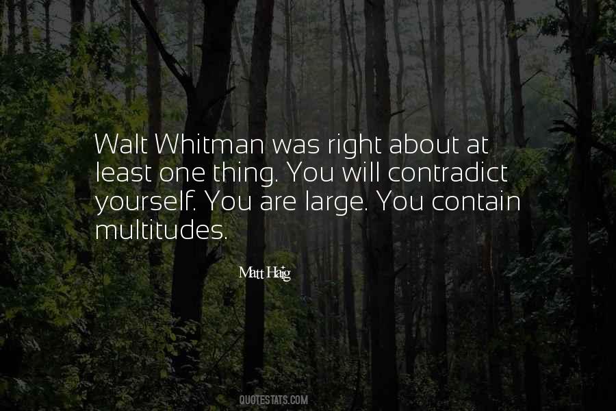 Quotes About Whitman #730756