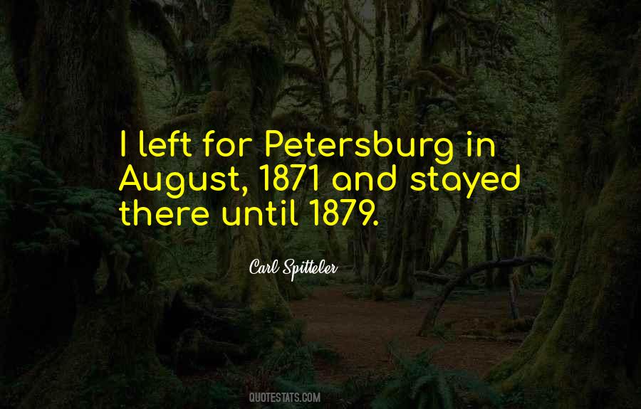 Petersburg Quotes #1449323