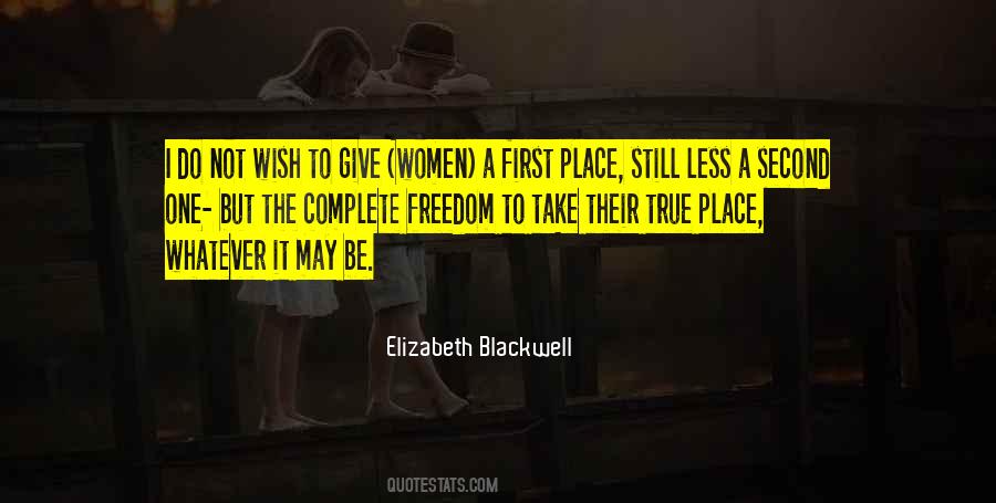 Quotes About Elizabeth Blackwell #462775