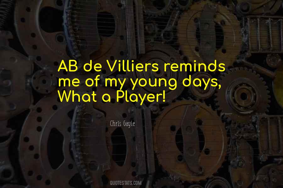 Quotes About Ab De Villiers #1148718