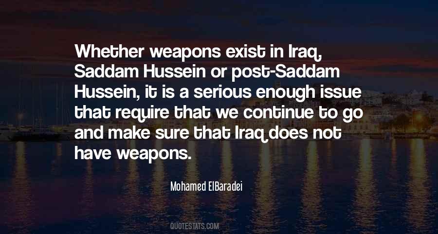 Quotes About Saddam Hussein #1072836