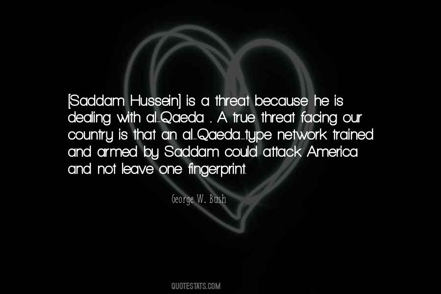 Quotes About Saddam Hussein #1311610