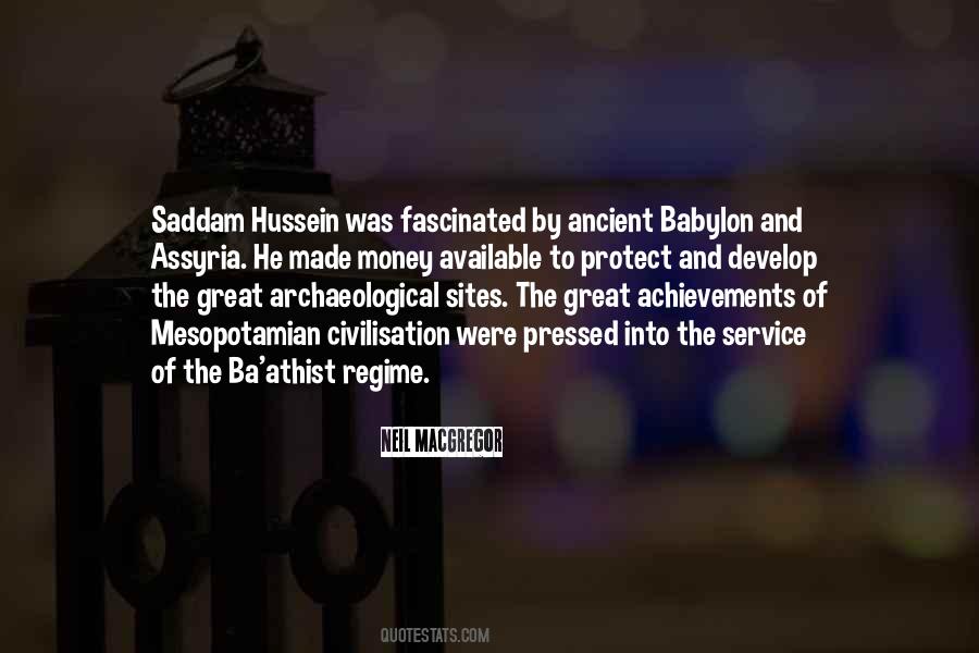 Quotes About Saddam Hussein #1664664