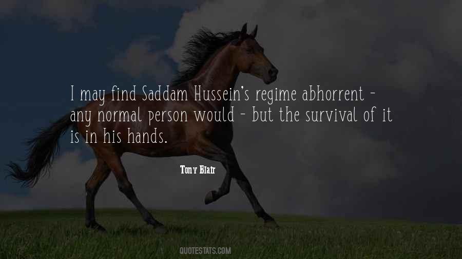 Quotes About Saddam Hussein #1776474